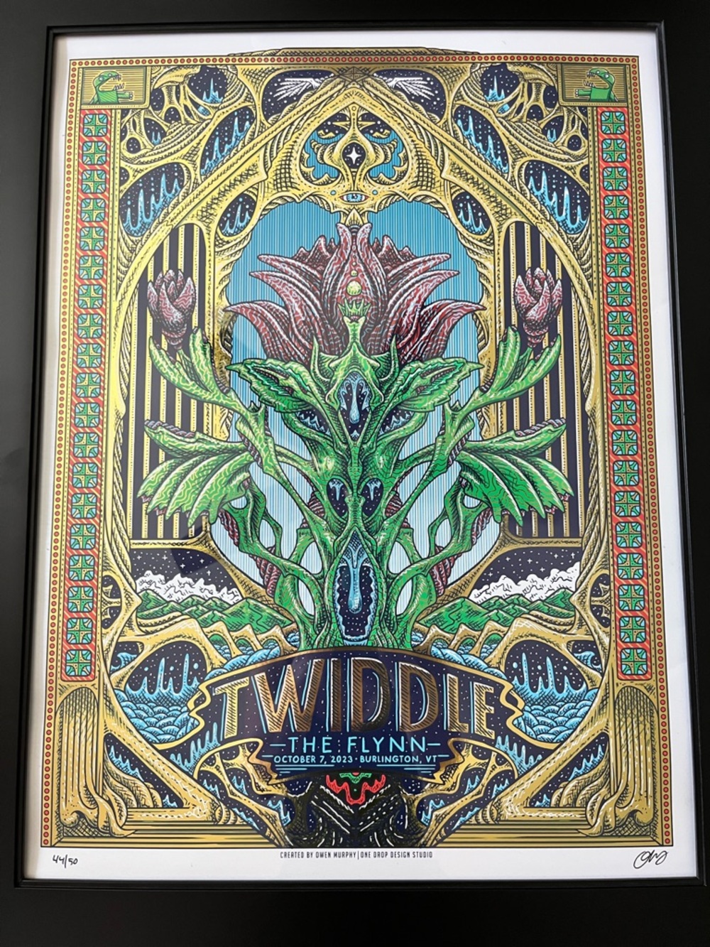 Twiddle Concert Poster - The Flynn, Burlington VT 10/7/23